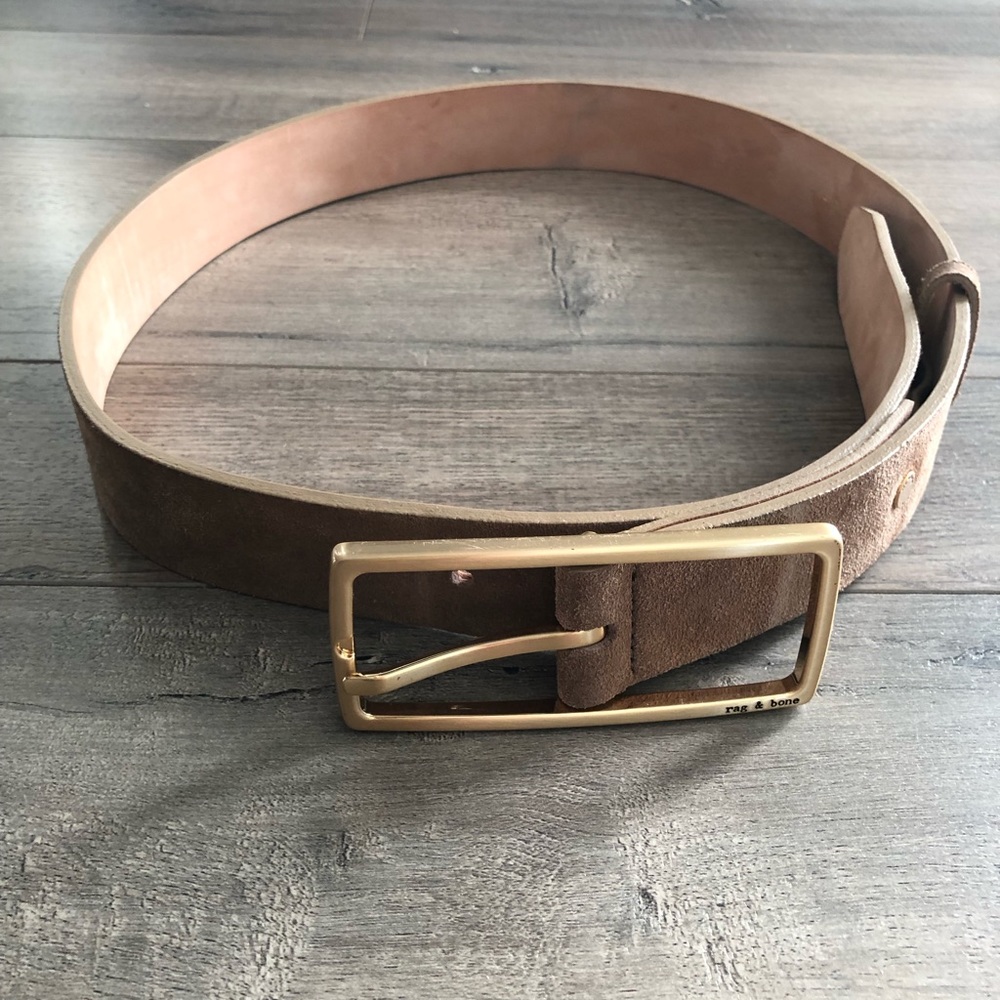 Rag & Bone Rebound Camel Belt